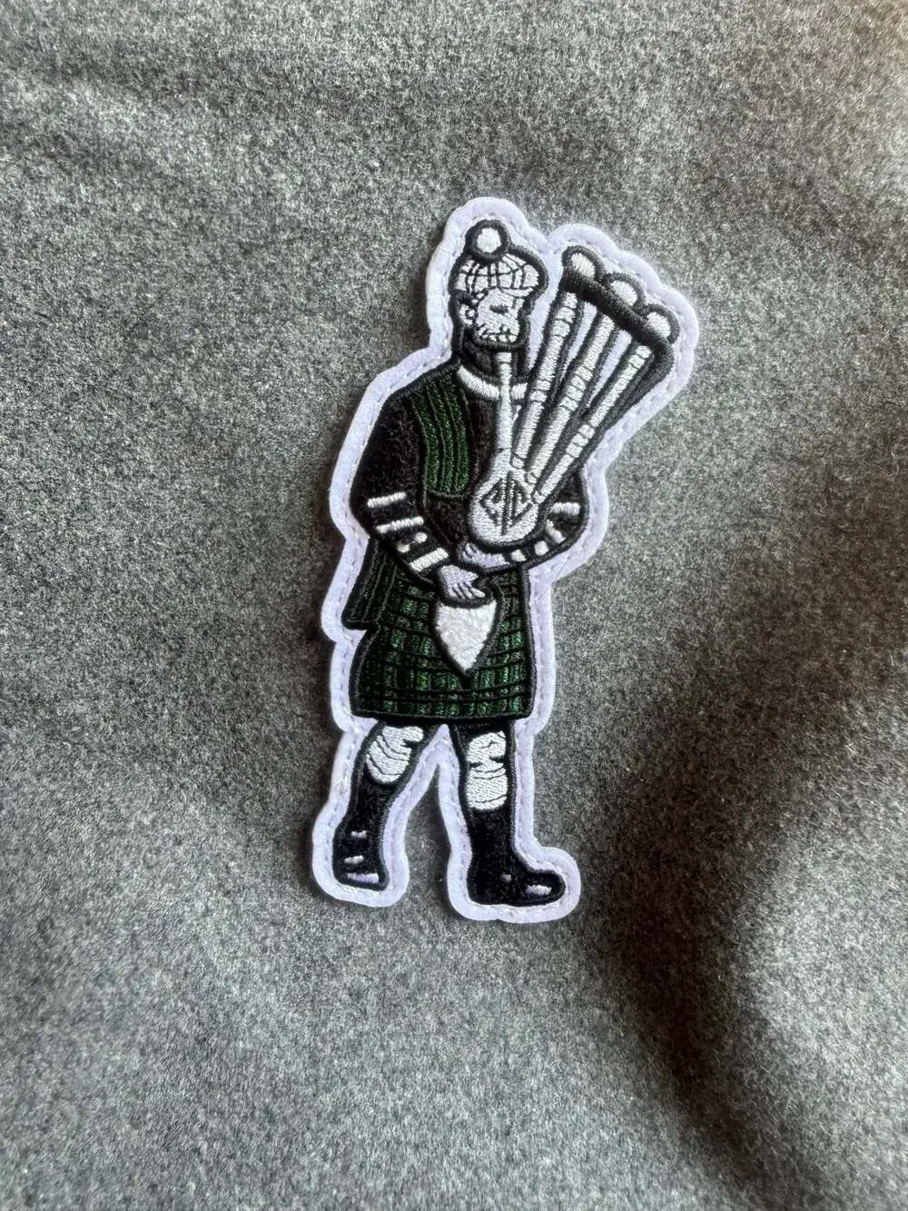 Heritage Gear Wool Backpack with Willie Kidd Bagpiper Patch